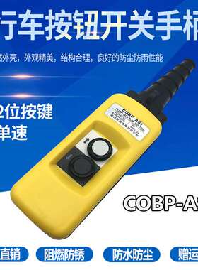 COBP-AS1 2键 防雨防尘系控制手柄 吊车控制开关 行车 单速手电门