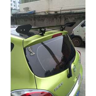 两厢通用铝合金尾翼夹式免打孔两厢专用spoiler