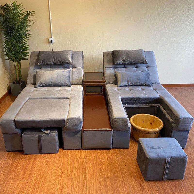 电动足浴沙发椅泡脚足疗一体采耳床浴室桑拿按摩沐足修脚沙发躺椅