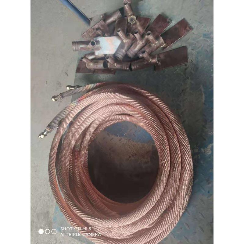 中频熔炼炉用水冷电缆 工业电炉连接水冷电缆300平方电炉电缆铜线