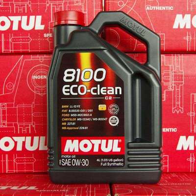 MOTUL摩特 8100 Eco-Clean 0W-30 4升 SP AECE C2全合成汽车机油