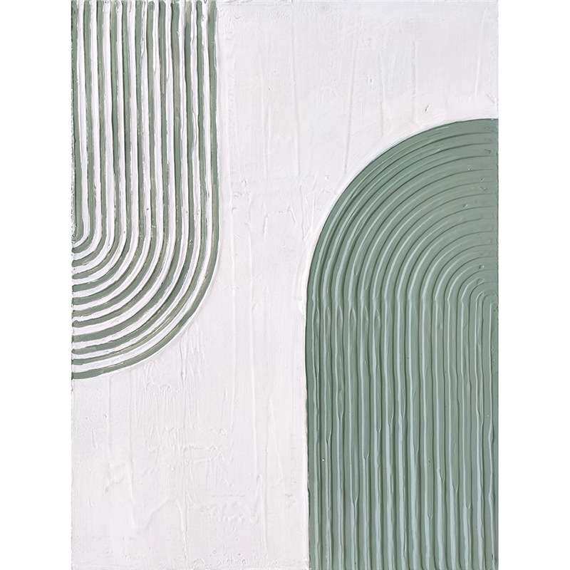 工厂现货半手绘现代简约几何挂画立体抽象时尚套画卧室装饰画
