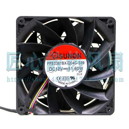 原装建准SUNON PFE0381BX-Q04C-S99 DC12V 51.60W 暴力风扇14038
