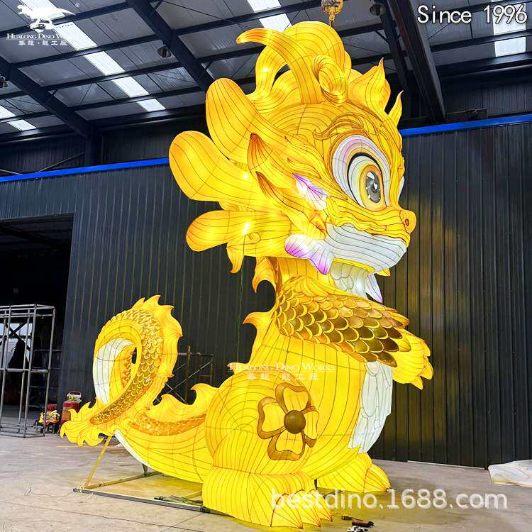 蛇年节日花灯装饰春节元宵节生肖大型灯笼摆件不夜城创意灯展布置