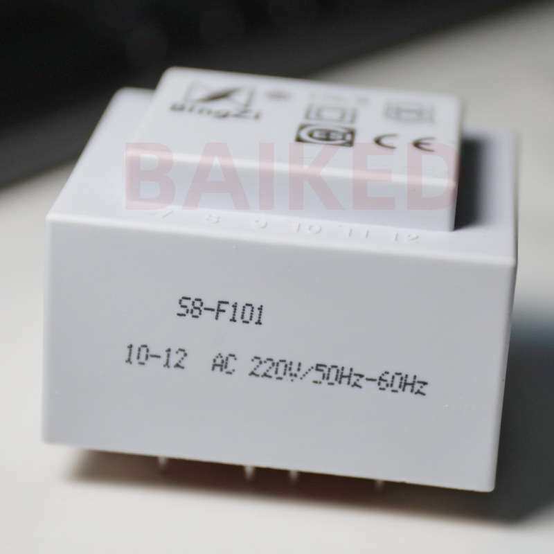 S8-F101 220V/50HZ AC15V/200mA 7.5V-0-7.5V/100mA 10.5V/350mA
