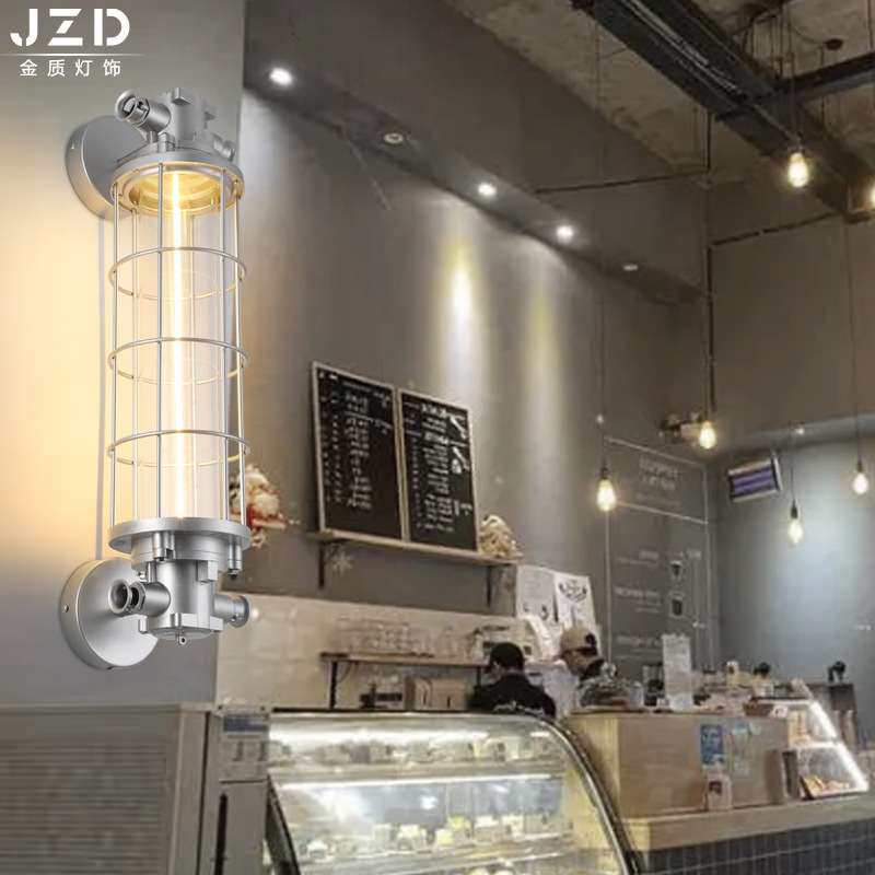 美式复古壁灯loft工业风网红咖啡厅酒吧餐厅创意个性过道墙壁灯