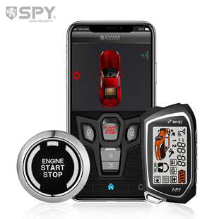 PKE一键启动免匙进入 1500米手机app控车远程点火汽车震动报警器