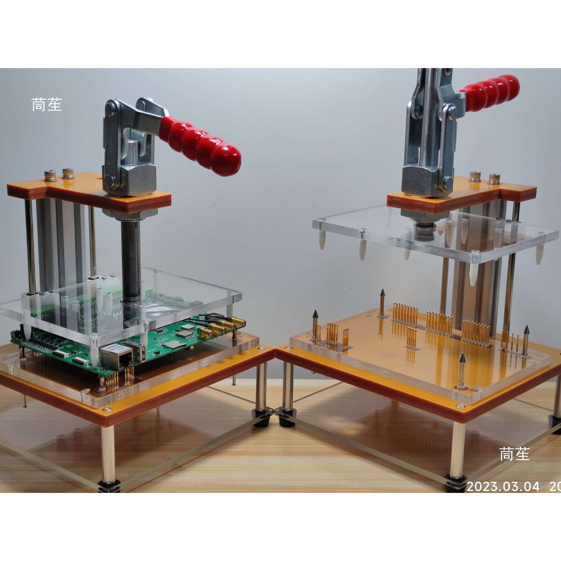 PCB烧录测试夹具 探针 弹簧针 测试架 下载编程烧录2.54 2.0 1.27