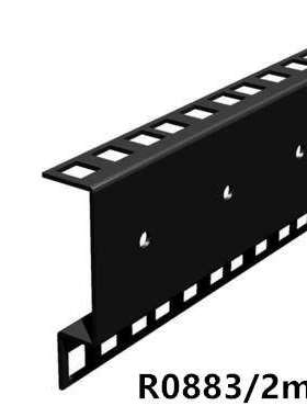 Penn Elcom机柜配件内部支架L型支撑立梁钢制喷涂工艺