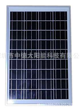 单晶太阳能电池板 光伏电池板 18V10W 发电板 厂家直售