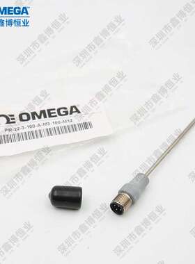 PR-22-3-100-A-M6-250-M12热电阻奥米佳带M12模塑连接器的RTD探头