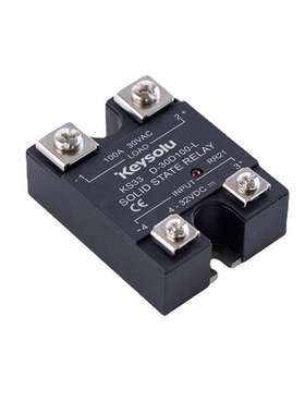 KS33固态继电器KS33 AC SSR DIN导轨安装单相SSR固态继电器