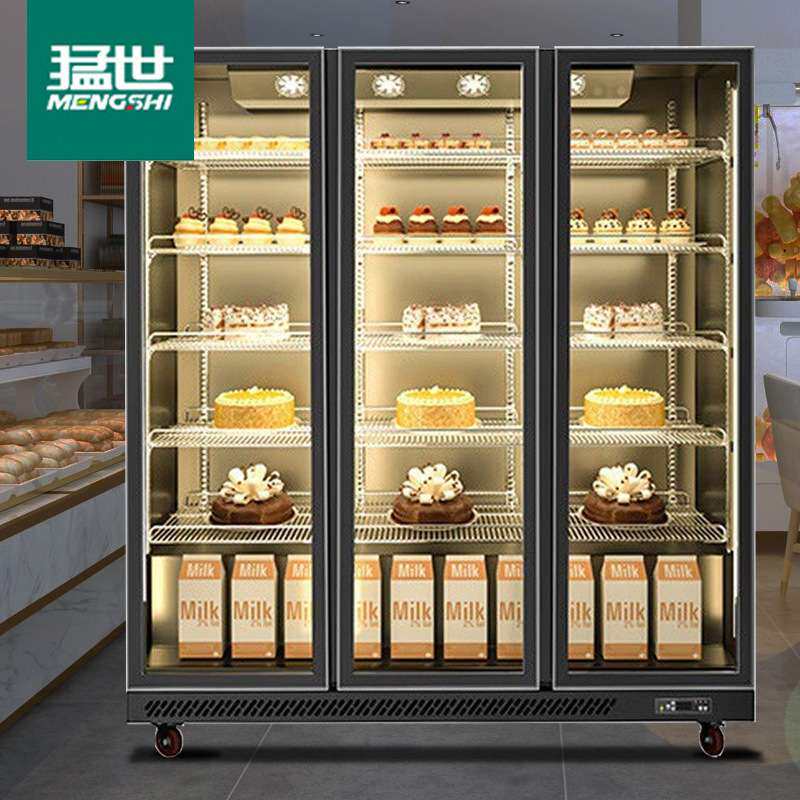 猛世风冷立式蛋糕柜玻璃内胆大容量商用冰箱冷藏展示柜甜品水果