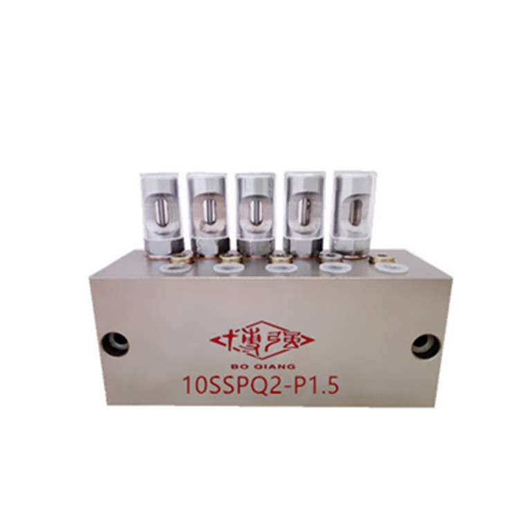 博强双线分配器10SSPQ2-P1.5ZV-B-10-1.5给油器干甘油分配器