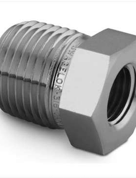 世伟洛克SS-6-RB-2不锈钢公称管接头变径3/8in1/8in.外螺纹内螺纹