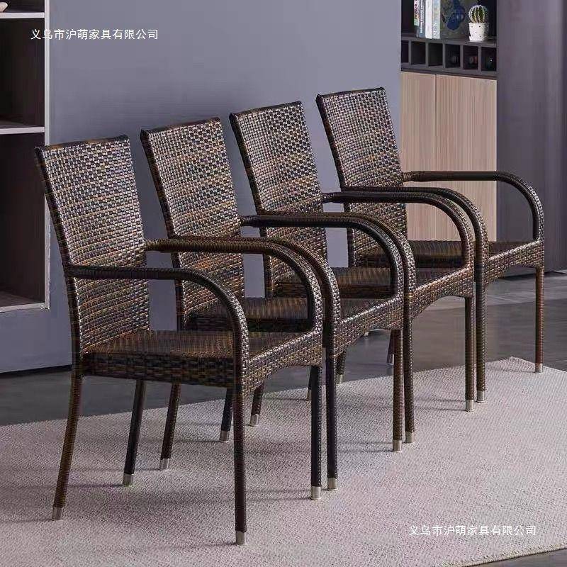 藤编椅阳台椅藤椅手工休闲高档编织藤椅老人椅大承重藤编椅子