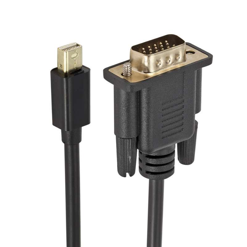 Mini DisplayPort to VGA Adapter 1.8m 迷你DP转VGA 1.8米