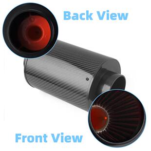 跨境汽车改装配件 进气风箱 空气滤清器 冬菇头进气碳纹风箱