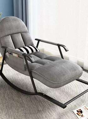 单人网红懒人沙发摇摇椅科技布摇椅躺椅大人阳台家用休闲可躺可睡