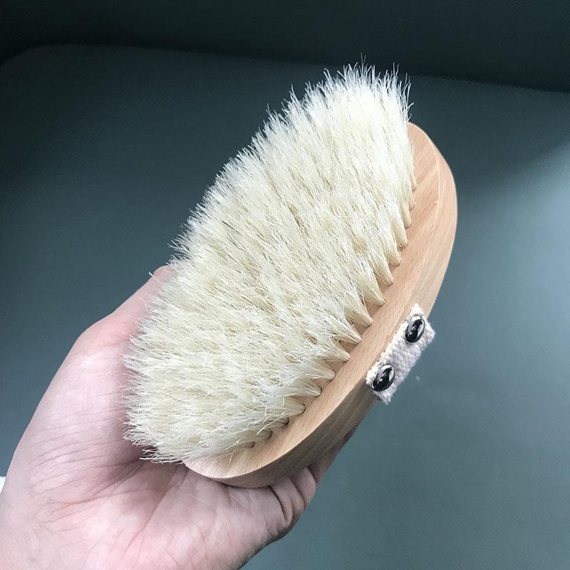 美沐身体刷猪鬃干刷皮肤刷酸沐浴洗澡刷子搓澡搓泥神器鬓毛美体刷