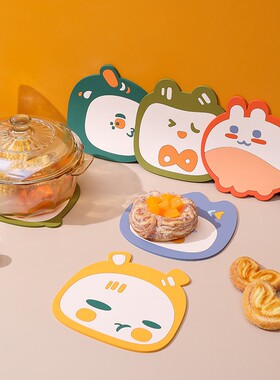隔热垫餐垫餐桌防烫防水防油家用耐高温硅胶O桌垫餐盘垫子菜垫杯