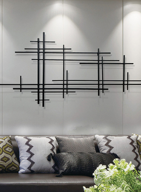 欧式立体铁艺壁i饰酒店样板间客厅沙发电视背景墙上装饰品床头挂