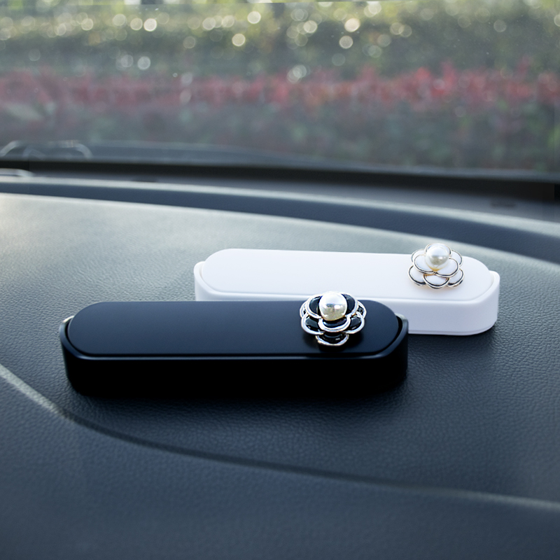 挪车电话牌女士创意个性r高档车内临时停车号码牌移车网红摆件女