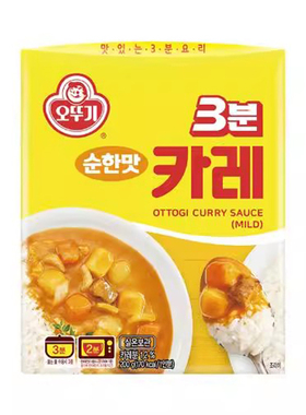 不倒翁3分钟咖喱原味200g 韩国OTTOGI/OTOKI原装进口