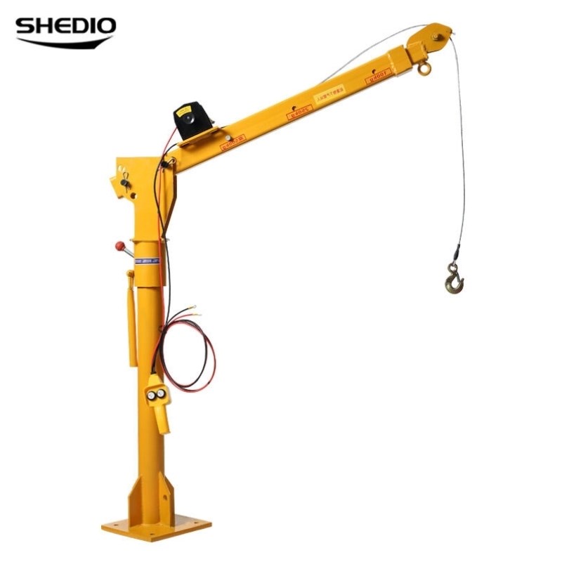 晟雕车载吊c机汽车吊机12v24v车用吊运机电动绞盘微型葫芦车用吊