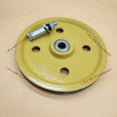 适用置宁波申菱奥20限速0通力通力 轮电梯人器涨紧250装斯巨的
