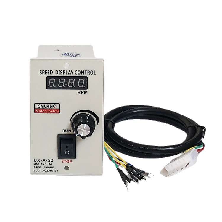 UX52A数显交流异步电机AC220V无极调速马达控制器抗干扰电子开关