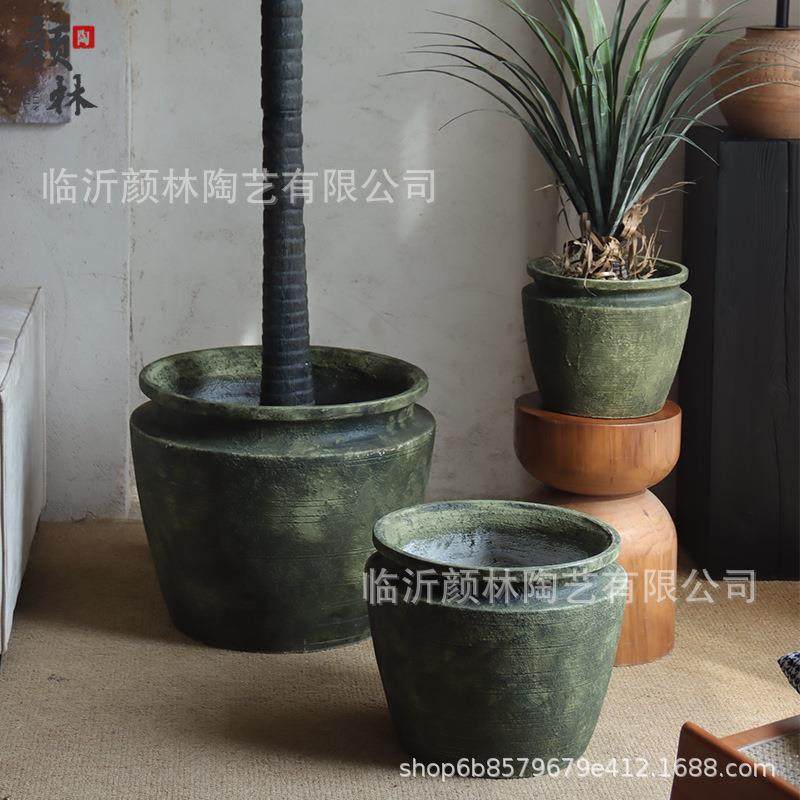 青苔色水泥花盆大口径花盆琴叶榕千年木大型绿植落地花盆商场装饰,鲜花速递/花卉仿真/绿植园艺,割草机/草坪机,淘宝优惠券,粉丝福利购,淘宝优惠卷