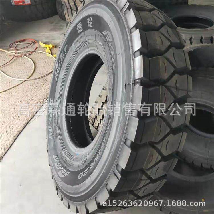 厂家 矿用自卸车轮胎12.00R20大块花卡车轮胎 送内胎垫