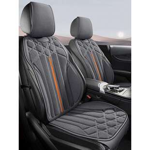 新款汽车坐垫四季通用简约麂皮绒翻毛皮马鞍垫小蛮腰座椅套座垫套