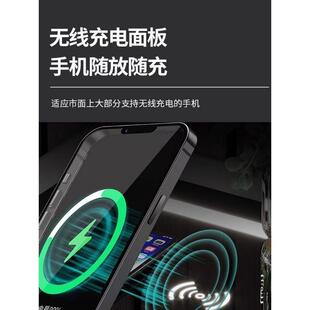 轻奢意式智能床头柜保险柜隐形一体家用小型保险箱无线充电储耐用