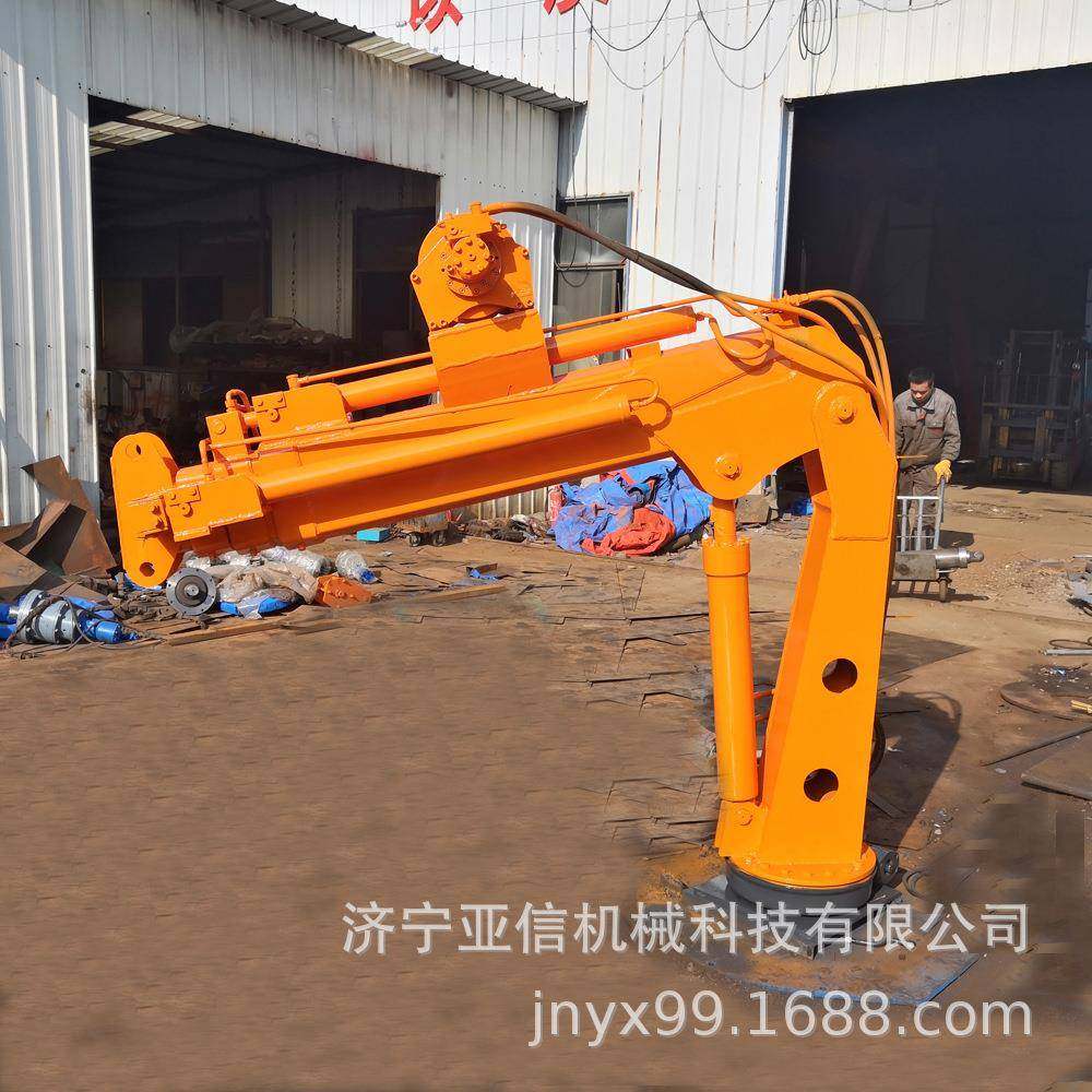 2吨车载折臂随车起重机不占空间60度液压旋转可电动油动折臂吊,搬运/仓储/物流设备,其他起重搬运设备,淘宝优惠券,粉丝福利购,淘宝优惠卷