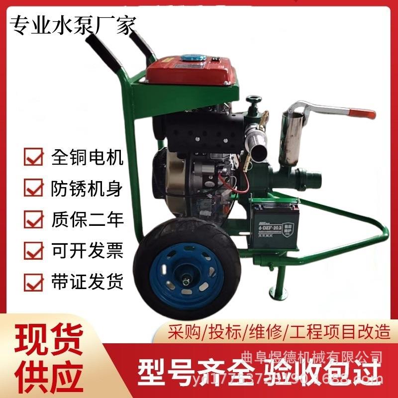 风冷柴油高扬泵电启动高扬程农田灌溉果园喷灌泵