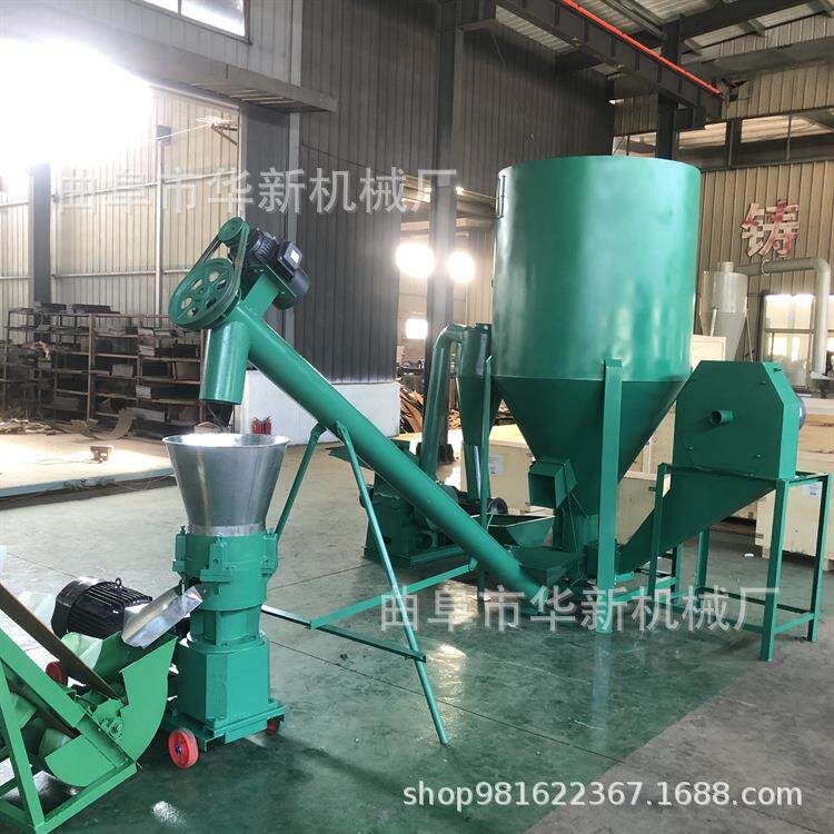 160型平模饲料颗粒机玉米秸秆豆杆饲料机畜牧养殖饲料颗粒机