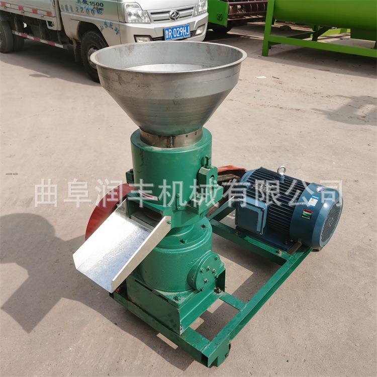 牛场羊舍饲料颗粒机1吨秸秆养殖造粒设备好储存牧草成型机