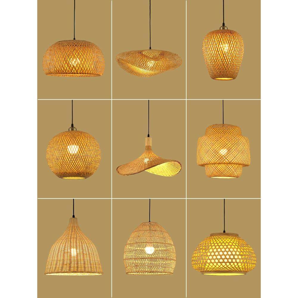 民宿灯灯笼竹编茶室竹艺吊灯餐饮复古灯具中式创意餐厅罩藤编禅意,家装灯饰光源,智能吊灯,淘宝优惠券,粉丝福利购,淘宝优惠卷