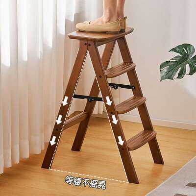 可折叠多功能梯凳家用登高板凳台阶垫脚凳便携式小梯子厨房高脚凳