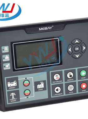DC52D MK3铭贝MEBAY发电机组控制器手动自动市电电压式油压控制器