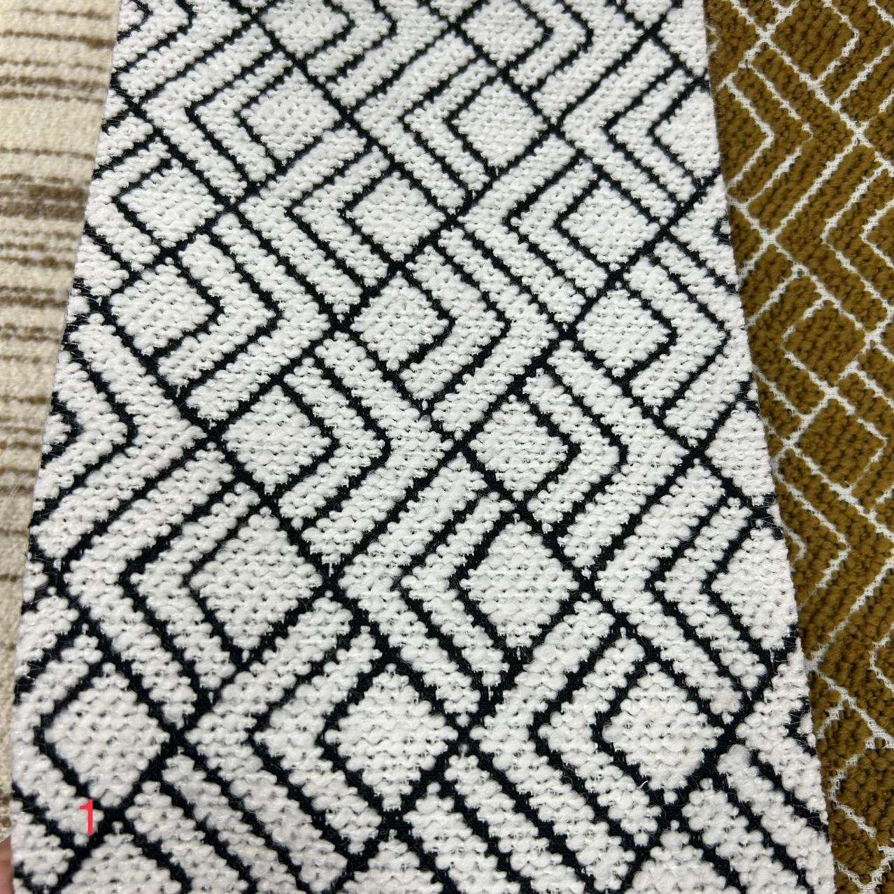 门幅140CM双面雪尼尔提花几何图案现代简约沙发布样板房抱枕布