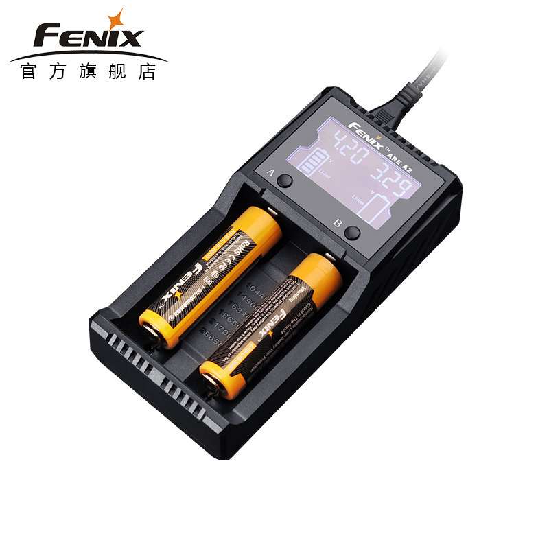 Fenix ARE-A2锂离子电池充电器18650 26650 14500 16340 AA 10440