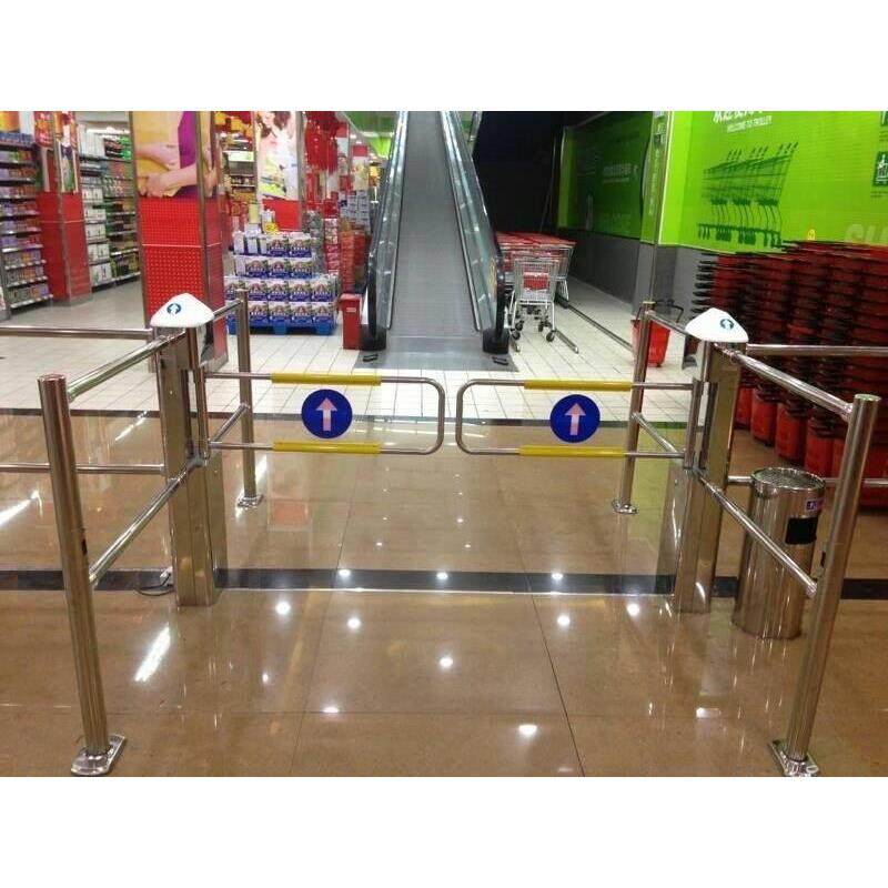 超市进出口器 商场红外感应单向门 陕西华润万家超市摆闸厂家直销