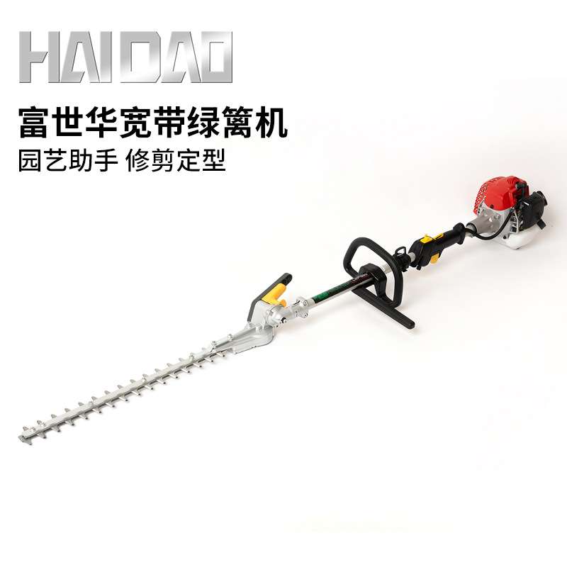 海道茶树修剪汽油园艺修枝多功能小松富世华G26LS动力宽带绿篱机