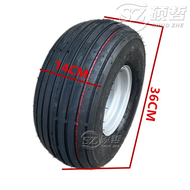 X15沙滩车6-卡丁车0-轮胎0.15真空胎草坪X轮毂6寸6割草机配件6