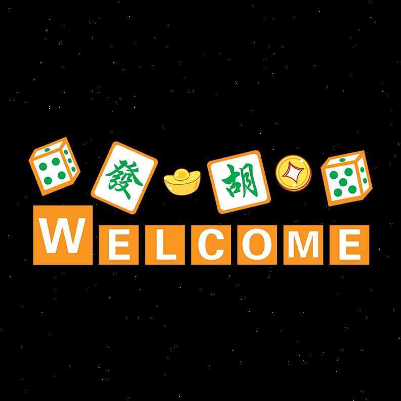 房背景布置楼梯麻用品装饰画室壁纸楼茶3d麻将墙贴文化主题棋牌雀
