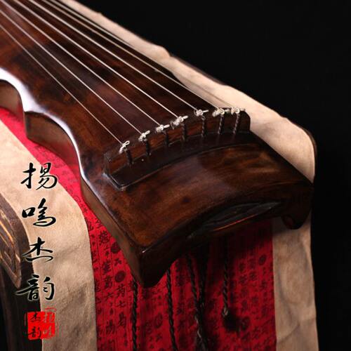 【扬鸣】老匠人纯手工制作老杉木生漆演奏古琴凤势古琴赠15送桌凳