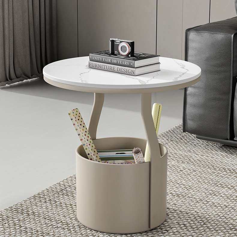 轻奢沙发边几小户型客厅岩板角几简约阳台圆形桌子酒店收纳小茶几,电子元器件市场,其它元器件,淘宝优惠券,粉丝福利购,淘宝优惠卷